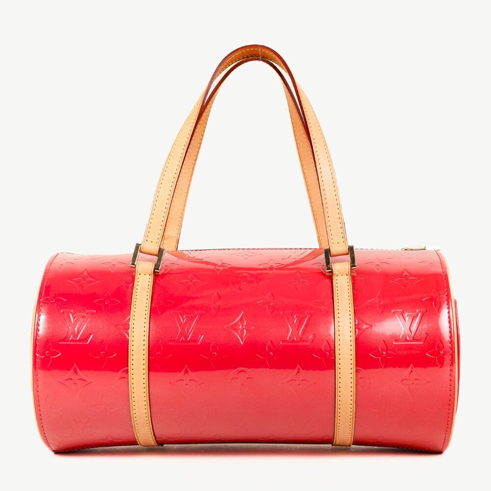 Louis Vuitton Bedford Framboise Monogram Vernis Leather Barrel Bag
